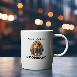 Cute Browns Morning Tea Bloodhound Mug