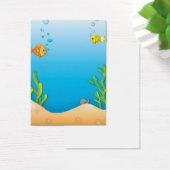cute bubble fish underwater scene (Desk)