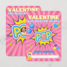 Cute Bubble Gum Classroom Valentine Photo