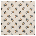 Cute Bubble Tea &amp; Panda Bear Fabric