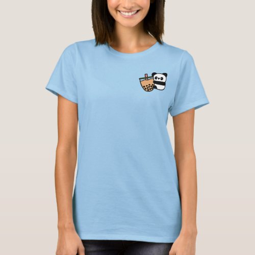 Cute Bubble Tea  Panda Bear T_Shirt