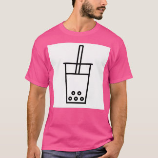 cute bubble tea sticker T-Shirt