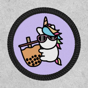 Cute Bubble Tea & Unicorn Patch