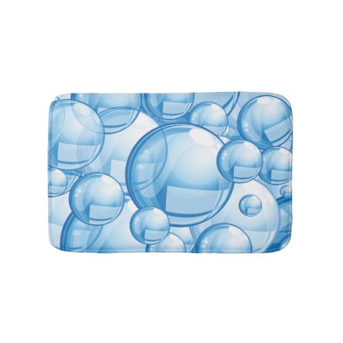 Cute Bubbles Design Bathroom Mat