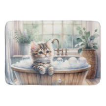 Cute Bubbly Kitten Bath Time