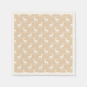 Cute Buck Deer Pattern Napkins