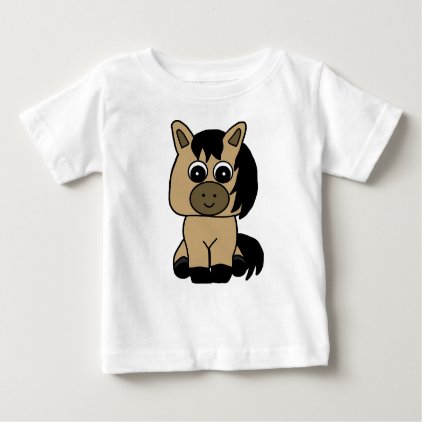 Cute Buckskin Horse Baby T-Shirt