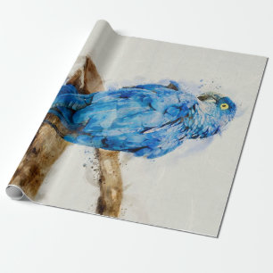 Cute Budgie Bird Gift For Parrot Lover Wrapping Paper
