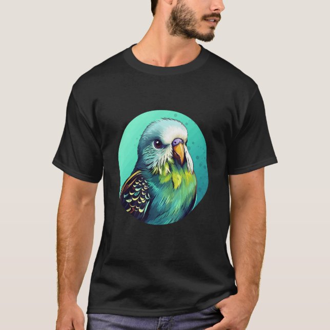 Cute Budgie Bird Parakeet Birds Bird Breeder 2 T-Shirt (Front)