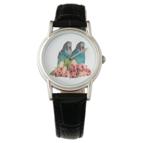 Cute Budgie Design Watch