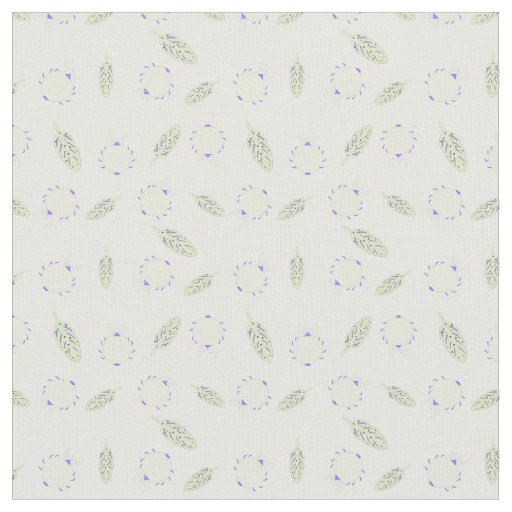 Cute bug and leaves seamless pattern fabric