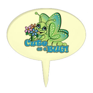 Cute Bug Cake Topper