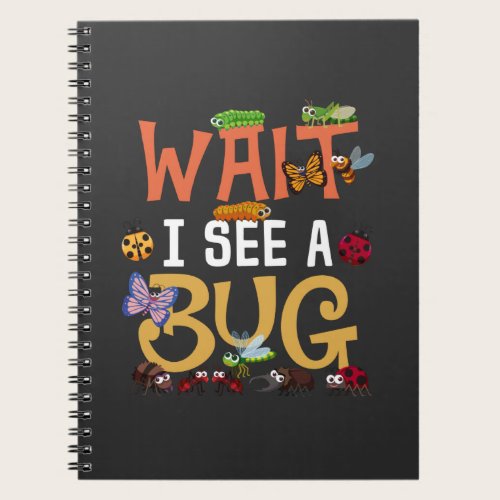 Cute Bug Catcher Kid Insect Lover Notebook
