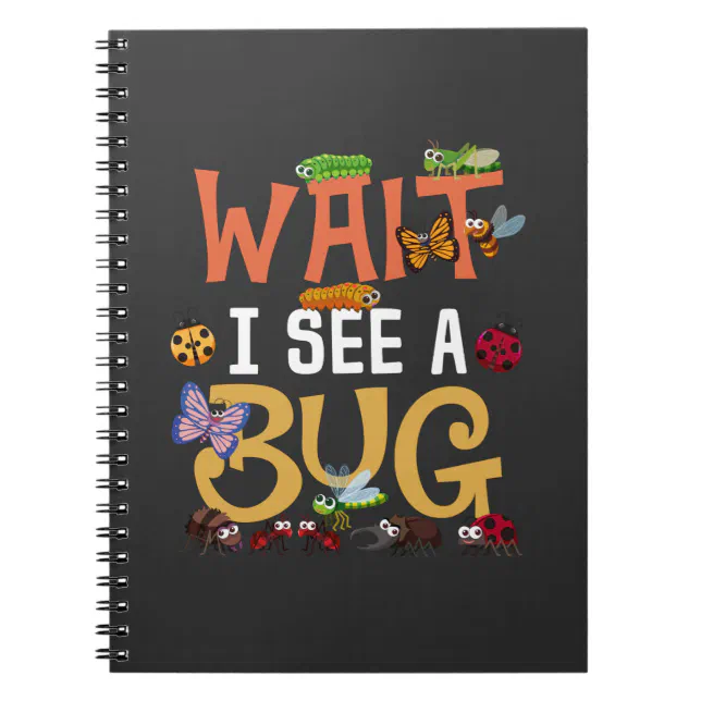 Cute Bug Catcher Kid Insect Lover Notebook (Front)