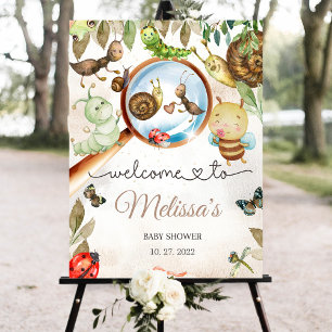 Cute Bug & Caterpillar Baby Shower Foam Board