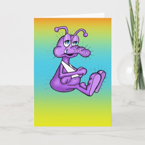 Cute Bug Insect Get Well Card