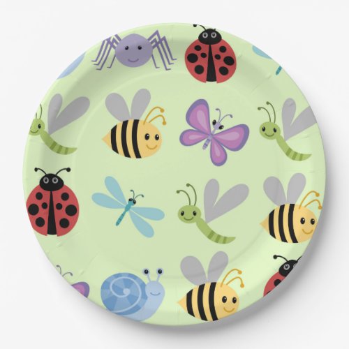Cute Bug Paper Plates