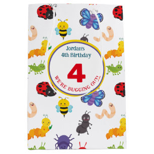 Cute Bug Party Medium Gift Bag