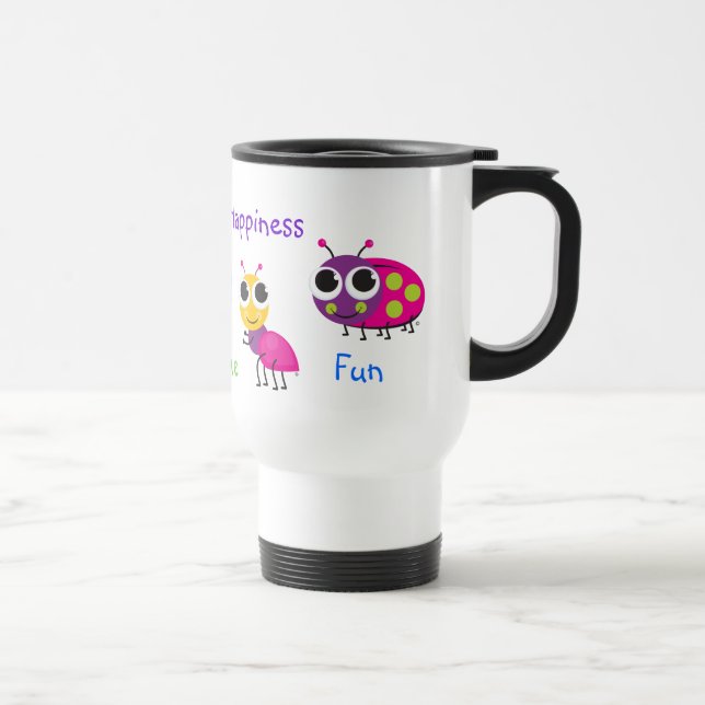 Cute Bug Travel Mug (Right)