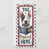 Cute Bull Terrier Dog (Back)