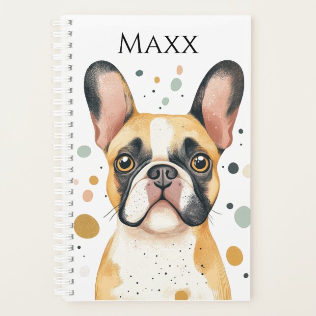 Cute Bulldog 2026 Planner Book | Funny Bulldog (Front)