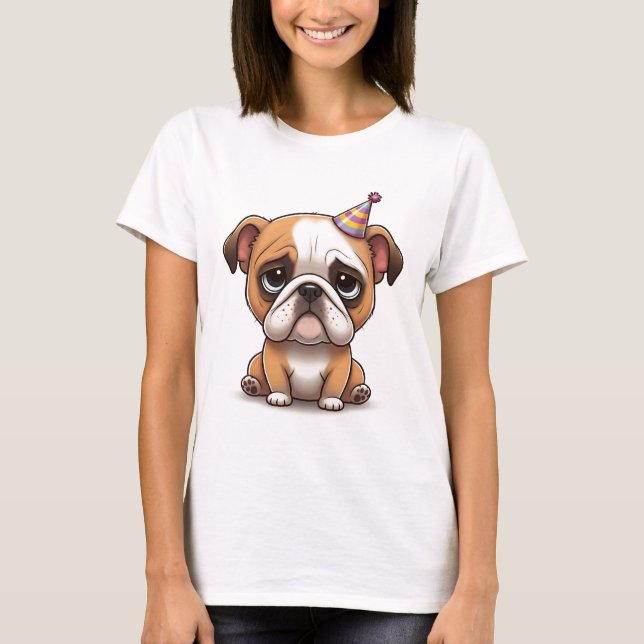 Cute bulldog T-shirt (Front)
