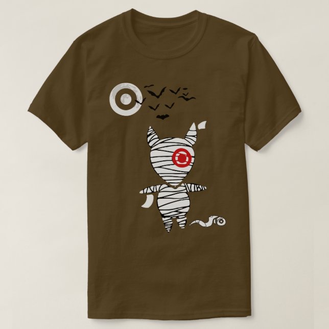Cute Bullseye Dog Team Member TShirt 1 (Design Front)