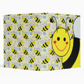 Cute Bumble Bee 3 Ring Binder (Background)