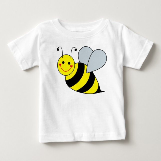 Cute Bumble Bee Baby T-Shirt (Front)