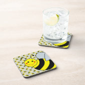 Cute Bumble Bee Beverage Coaster (Right Side)