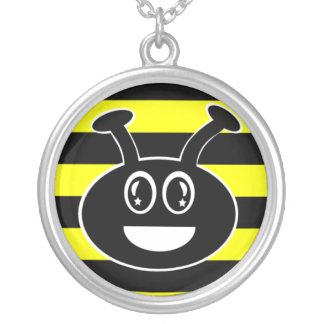 Cute Bumble Bee Black and Yellow Necklace