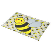 Cute Bumble Bee Cloth Placemat (On Table)