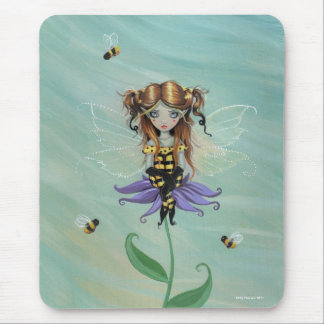 Cute Bumble Bee Fairy Mousepad