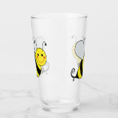 Cute Bumble Bee Glass (Left)