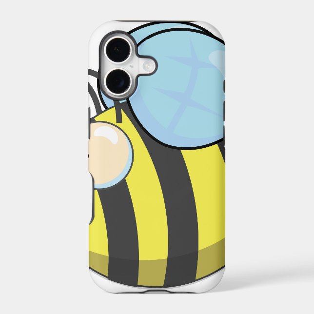 Cute bumble bee iphone case (Back)