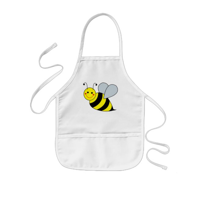 Cute Bumble Bee Kids' Apron (Front)