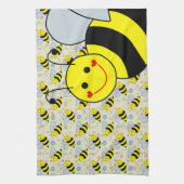 Cute Bumble Bee Kitchen Towel (Vertical)