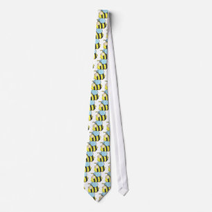 Cute bumble bee neck tie