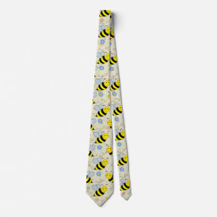 Cute Bumble Bee Neck Tie