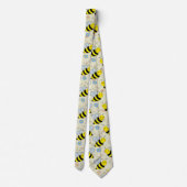 Cute Bumble Bee Neck Tie (Back)