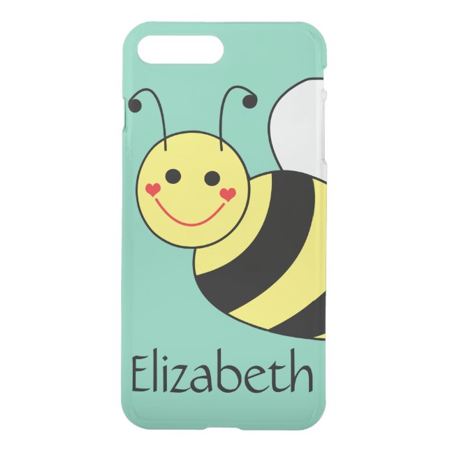Cute Bumble Bee Personalized Uncommon iPhone Case (Back)