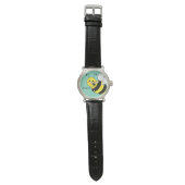 Cute Bumble Bee Personalized Watch (Flat)