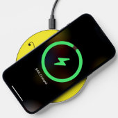 Cute Bumble Bee Personalized Yellow Wireless Charger (Phone)