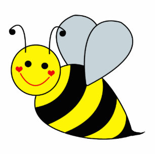Cute Bumble Bee Sculpture Cutout