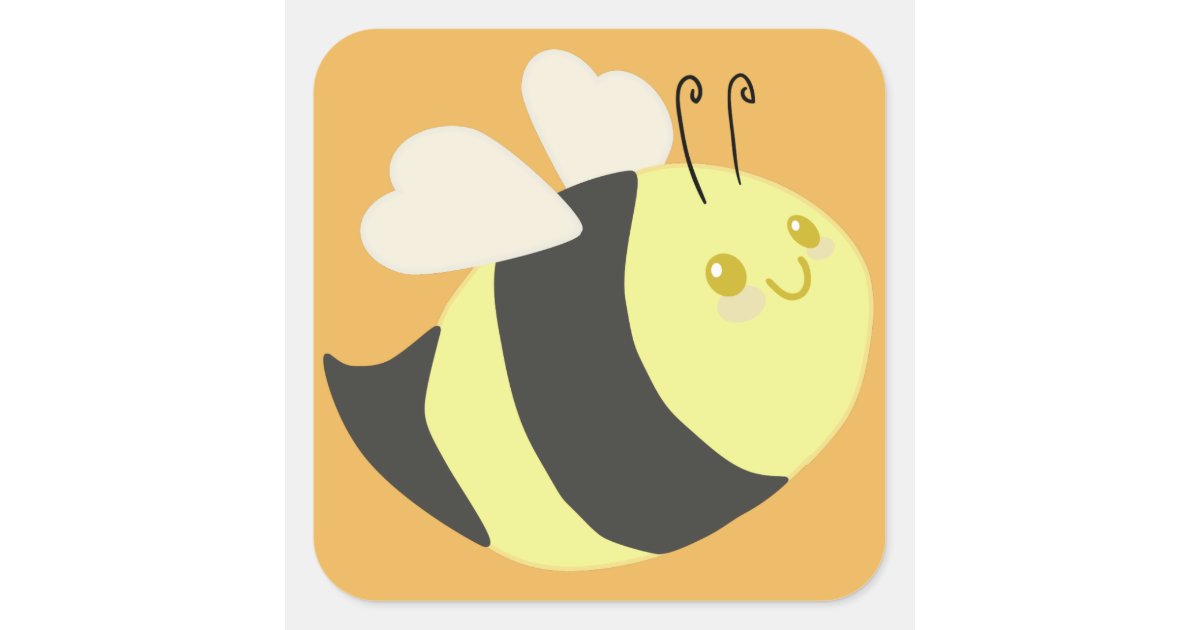 Cute Bumble Bee Stickers