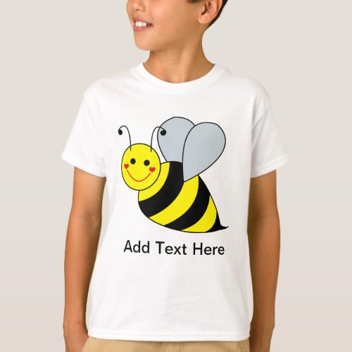 Cute Bumble Bee T_Shirt