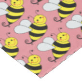 Cute Bumble Bee Tablecloth (Angled)