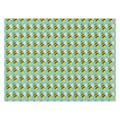 Cute Bumble Bee Tablecloth (Front (Horizontal))