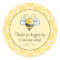 Cute Bumble Bee Thanks for Buzzing By Yellow Black