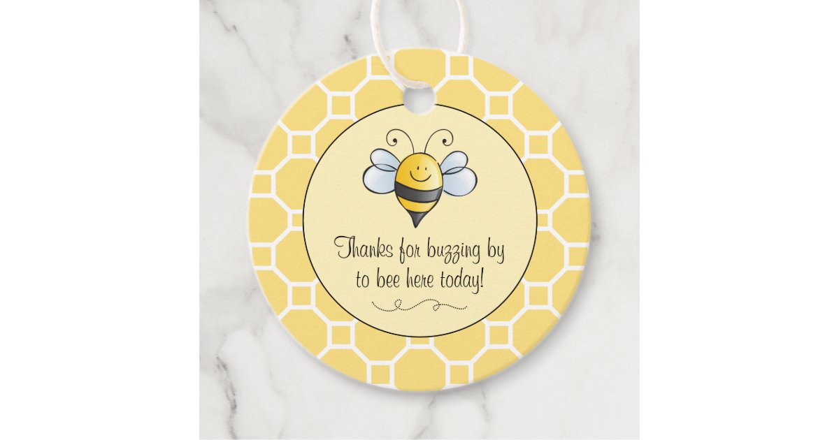  Honey Bumble Bee Texture Personalized Initial Black